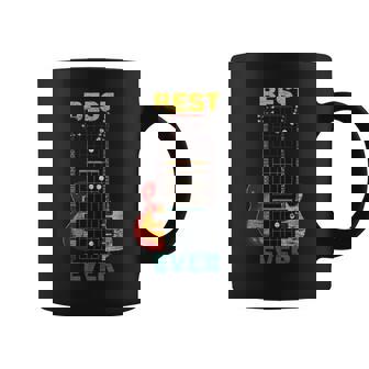 Papa Guitariste Musique Musicien Fête Des Pères Guitare Tasse - Cadeauxyz
