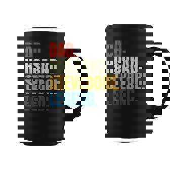 Papá Maridotevedore Leyenda Trabajador Portuario Estibador Taza de café - Regaloses