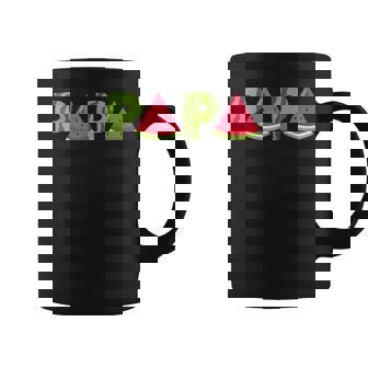 Papa Watermelon Summer Fruit Dad Cool Father's Day Coffee Mug - Thegiftio