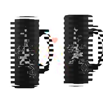 Paris Is Always In Our Hearts Panneau De La Tour Eiffel France Love Tasse - Cadeauxyz