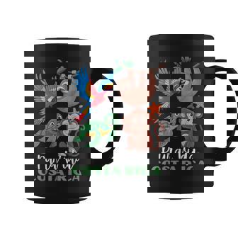 Parrot Sloth Turtle Vacation Tropical Pura Vida Costa Rica Coffee Mug - Thegiftio