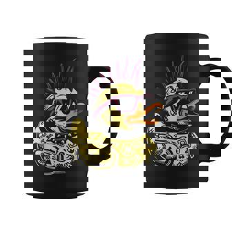 Pato Punk Rocker Punk Taza de café - Regaloses