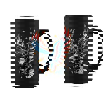 Patriotic Bald Eagle American Flag 4Th Of July Eagle Usa Coffee Mug - Thegiftio UK