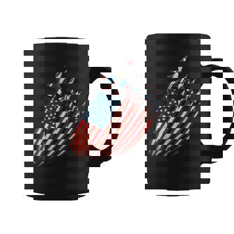 Patriotic Fighter Jet Airplane Usa Flag 4Th Of July Coffee Mug | Mazezy