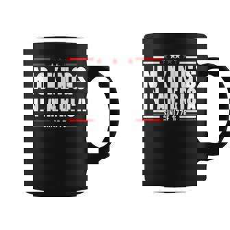 Patriotic Pro-Democracy Protest June 14 No Kings In America Coffee Mug | Mazezy
