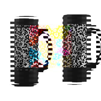 Patrón De Estampado Animal Para Es Y Niñas Estampado De Leopardo Colorido Taza de café - Regaloses