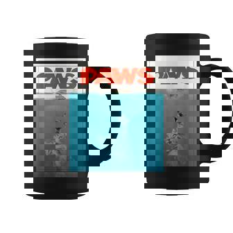 Paws Cat ファニーtシャツ、子猫映画ポスターパロディ コーヒーマグ - Kawaiitshirt