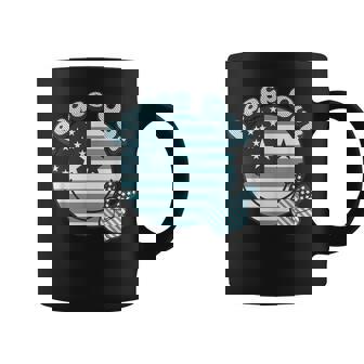 Peace Out 星条旗 ピースサイン 男女 色あせ コーヒーマグ - Kawaiitshirt