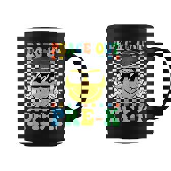 Peace Out Preschool Graduation Pre-K Last Day Of School Coffee Mug | Mazezy