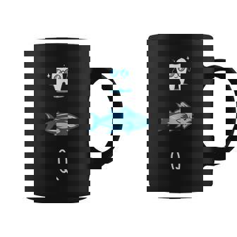 Pêcheur Humour Rebus Dents Thon Cadeau Drôle Homme Poisson Tasse - Cadeauxyz