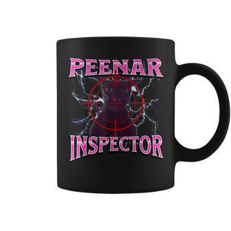 Peenar Inspector Offensive Cat Meme Bootleg Graphic For Women Coffee Mug - Thegiftio UK