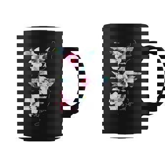 Péninsule Coréenne Avec Fleur Nationale Tasse - Cadeauxyz