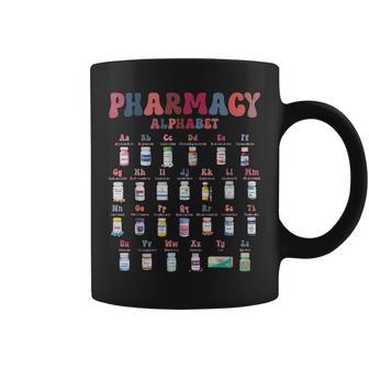 Pharmacy Alphabet Pharmacist Technician Medicine Nurse Pills Coffee Mug - Thegiftio UK