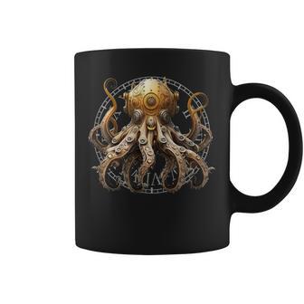 Pieuvreteampunk Octopus Cartoon Tasse - Cadeauxyz