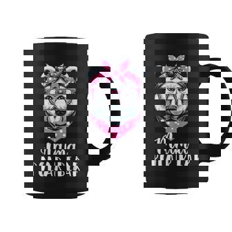 Pink Bandana Glasses Polar Bear Mama Mother’S Day Coffee Mug - Monsterry