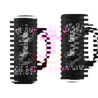 Pink Boots Sassy Roots Western Cowgirl Coffee Mug - Thegiftio