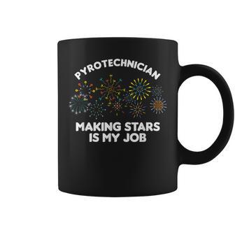 Pirotécnico Hacer Estrellas Mi Trabajo Pyro Pirómano Taza de café - Regaloses