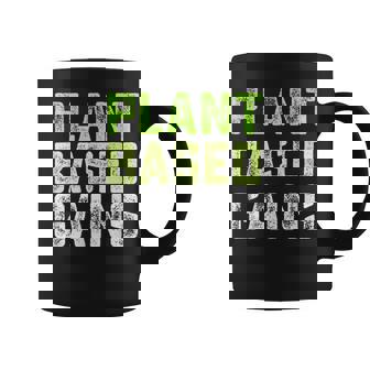 Plant Based Gains Entrenamiento Gimnasio Taza de café - Regaloses