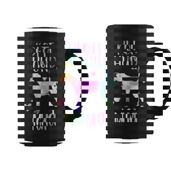 Plott Hound Mama Plott Hound Mom Rainbow Watercolor Coffee Mug - Monsterry