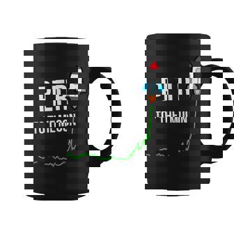 Pltr To The Moontock Ticker Wsb 面白いミーム コーヒーマグ - Kawaiitshirt