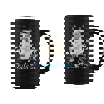 Pointed Cat 猫 ネコ シャム猫 ヒマラヤン トンキニーズ 花 レトロ ガーリー メンズ レディース キッズ コーヒーマグ - Kawaiitshirt