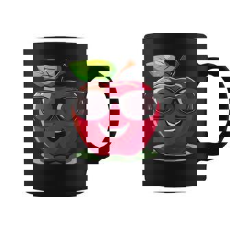Pomme Funky Avec Lunettes Deoleil Pour Une Jolie Déclaration Tasse - Cadeauxyz