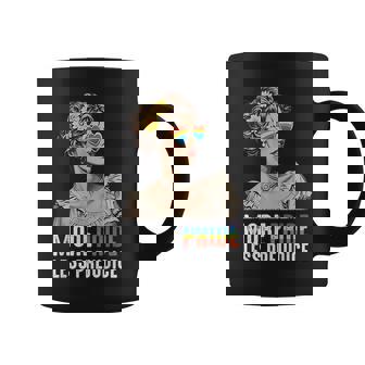 More Pride Less Prejudice Lgbtq Proud Ally Gay Lesbian Pride Coffee Mug | Mazezy