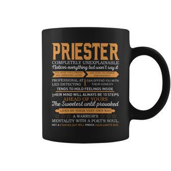 Priester Completely Unexplainable Notices Everything But Won’T Say It Name Coffee Mug | Seseable UK