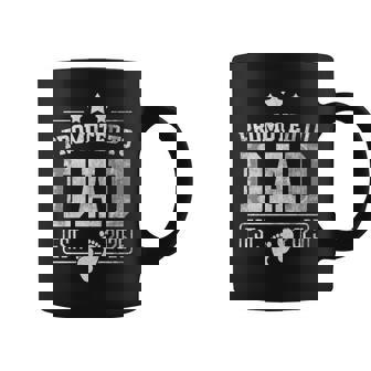 Promoted To Dad Est 2025 New Dad Vintage Fathers Day Coffee Mug | Mazezy