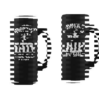 Promoted To Daddy Est 2025 Soon To Be New Dad Fathers Day Coffee Mug - Monsterry