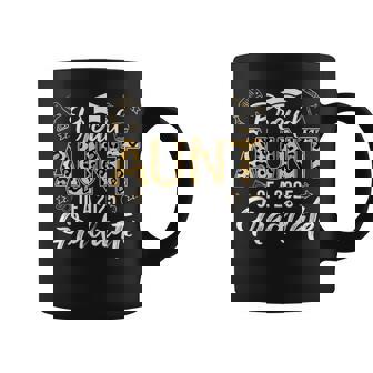 Proud Aunt Of 2025 Graduate Senior Class Graduation Leopard Coffee Mug | Mazezy