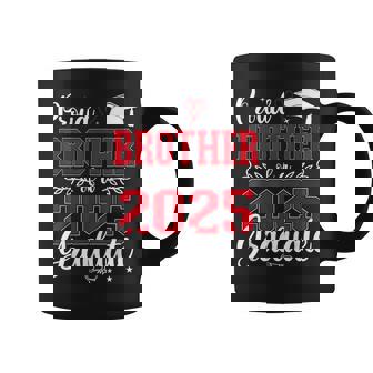 Proud Brother Of A Class Of 2025 Graduate Senior Graduation Coffee Mug - Thegiftio UK