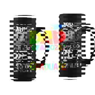 Proud Dad Of A 2025 Pre K Graduate Matching Family Grad Coffee Mug - Thegiftio