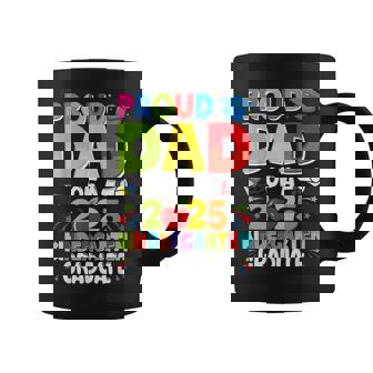 Proud Dad Class Of 2025 Kindergarten Graduate Graduation Coffee Mug - Monsterry