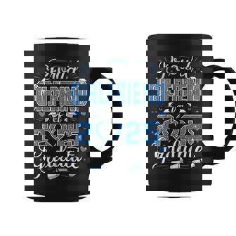 Proud Girlfriend Of A Class Of 2025 Graduate 2025 Senior Coffee Mug - Thegiftio