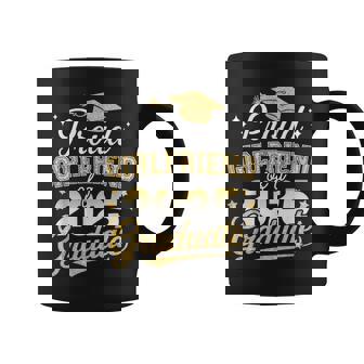 Proud Girlfriend Of Class Of 2025 Graduate Senior Graduation Coffee Mug - Thegiftio UK