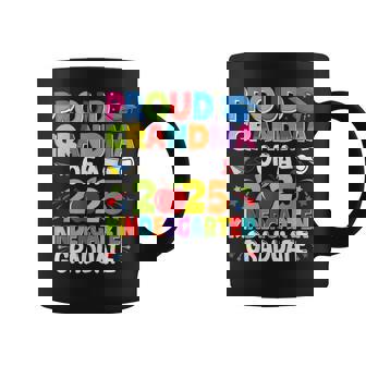 Proud Grandma Class Of 2025 Kindergarten Graduate Graduation Coffee Mug - Monsterry