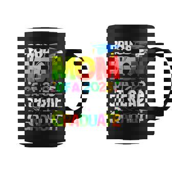 Proud Mom Of A 2025 5Th Grade Graduate Matching Family Grad Coffee Mug - Thegiftio UK