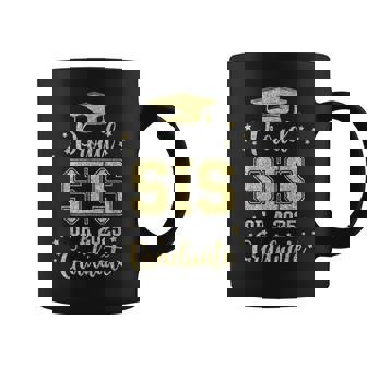 Proud Sis Of A 2025 Graduate Matching Family Group Sister Coffee Mug - Monsterry