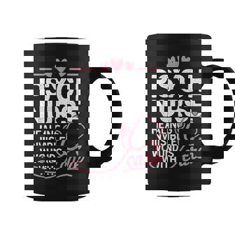 Psych Nurse Mental Health Psychiatric Nursing Appreciation コーヒーマグ - Kawaiitshirt