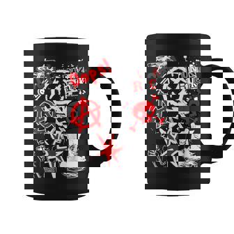 Punk's Not Dead ブラック&レッド コーヒーマグ - Kawaiitshirt