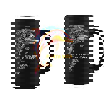 Punta Mita メキシコ バケーション ヴィンテージ トライバル イルカ コーヒーマグ - Kawaiitshirt