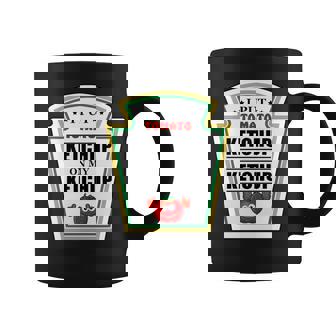 I Put Ketchup On My Ketchup トマトマスタード ハロウィンチーム 長袖tシャツ コーヒーマグ - Kawaiitshirt