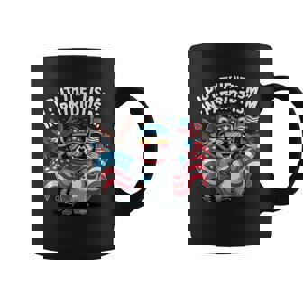 I Put The Tism In Patriotism Athletic Eagle Coffee Mug - Monsterry