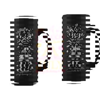 A Queen Was Born In July Happy Birthday To Me High Heel Coffee Mug - Thegiftio