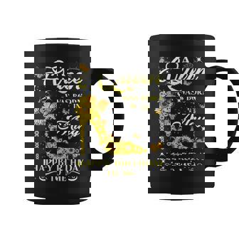 Queen Was Born In May Sunflower Birthday Coffee Mug - Thegiftio UK