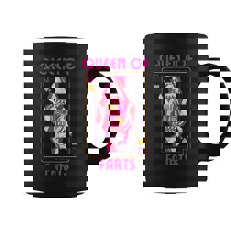 Queen Of Farts Embarrassing Joke Adult Humor Women Coffee Mug | Mazezy