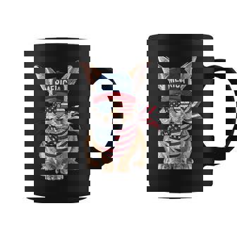 Rabbit 4Th Of July Us American Flag Patriotic Bunny Coffee Mug - Thegiftio