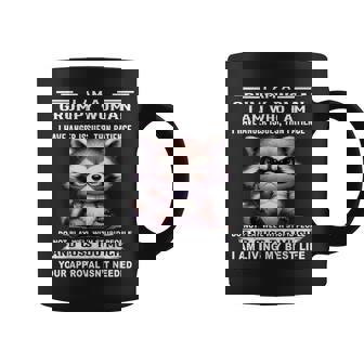 Raccoon I Am Grumpy I Am Who I Am I Have Anger Issues Coffee Mug - Thegiftio UK