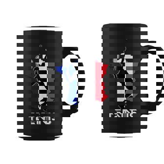 Racketports Coach フランス国旗 チーム フランス テニス コーヒーマグ - Kawaiitshirt